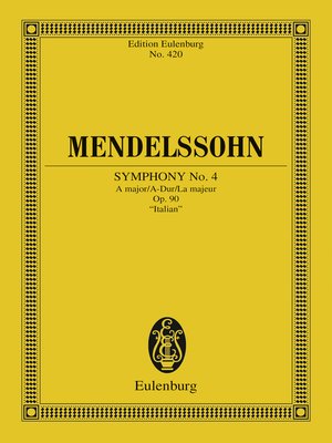 cover image of Symphony No. 4 a major